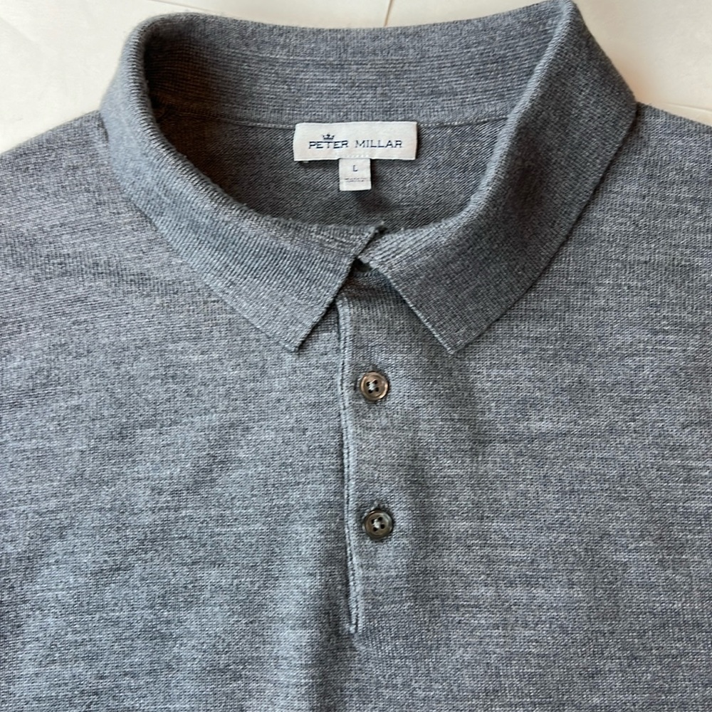 PETER MILLAR Polo Wool/Silk Sweater